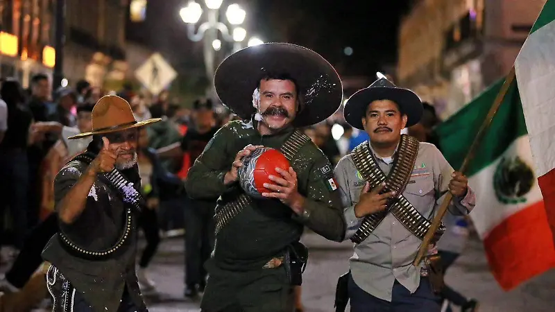 Afición duranguense celebra triunfo de México VS Ecuador